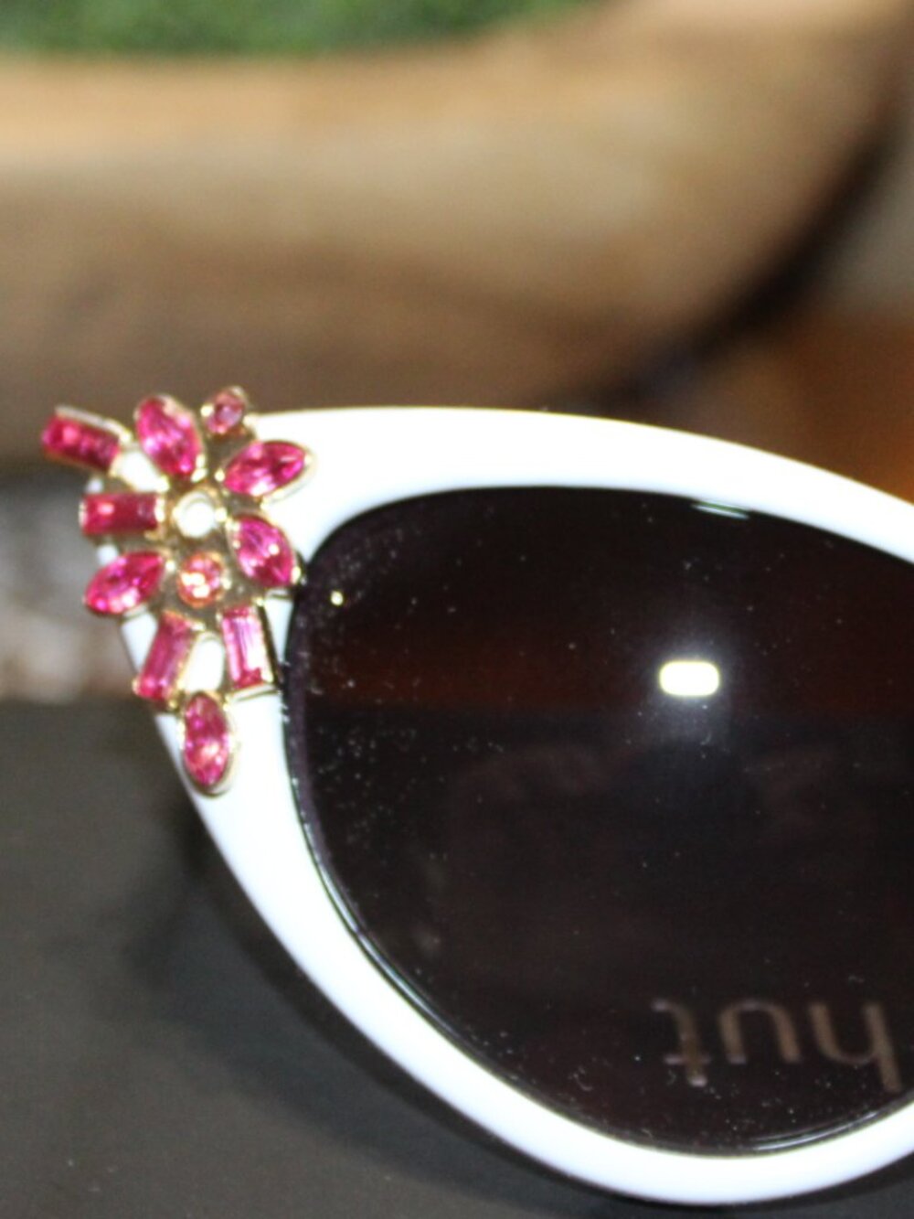 NWT Retro Cat Eye Bling Glasses CUTE/FUN! - Picture 3 of 7